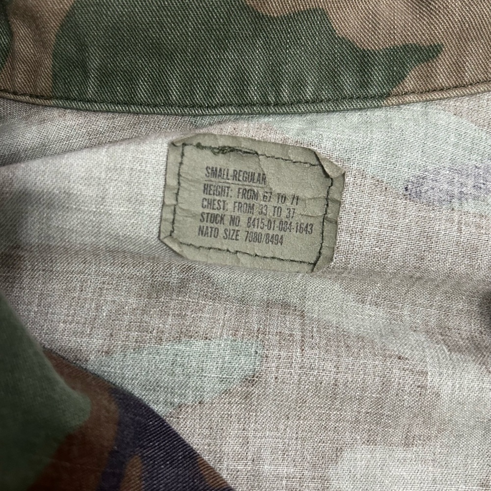 Vintage U.S. Army Camouflage Utility Jacket/Shirt - Picture 7 of 8